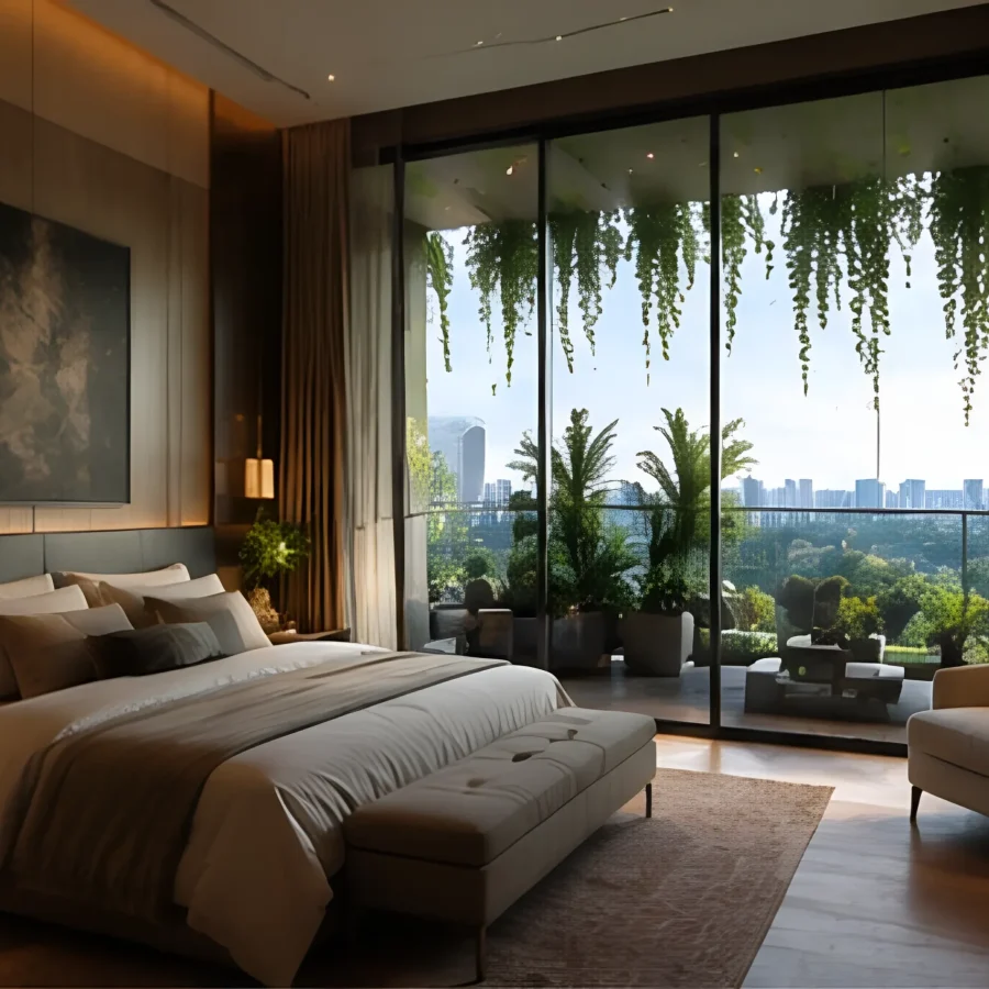 Graviti Hanging Garden Bedroom